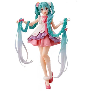 Hatsune Miku Anime Figure Collectible Doll PVC Statue Desktop Decoration Gift for Girls Otaku Cosplay Fans Kawaii Cute Japanese