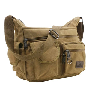 Bolsas de Ombro de Lona para Homens, Tote Casual, Bolsa de Viagem para Homens, Bolsa Transversal de Luxo, Bolsas Mensageiro de Moda, Bolsa de Alta Qualidade