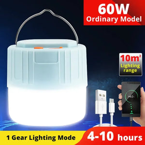 Lanterna de Camping Portátil Power Bank Lanterna LED para Camping Lanterna de Mão à Prova d'Água Luz de Tenda Externa Lanterna Recarregável Holofote Lanterna