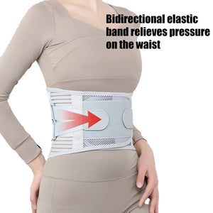Cintas Lumbar para Costas para Homens e Mulheres, Tecido de Malha Macia e Respirável com 5 Aros de Suporte Total, Suporte Lombar para Costas em Casa