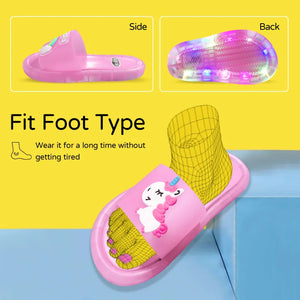 Chinelos para Meninas Chinelos LED para Crianças Chinelos de Banho para Bebês Sandálias para Crianças Sapatos para Meninas e Meninos Sapatos que Acendem para Crianças Pequenas