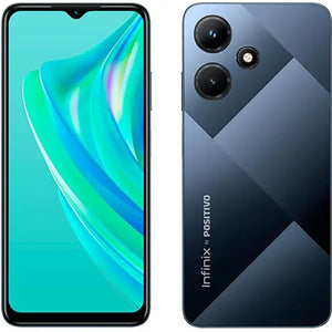 Smartphone Infinix Hot 30i 128GB Preto 4G MediaTek 8GB RAM 6,6 "Câmera. 50MP + Selfie 5MP Dual Chip