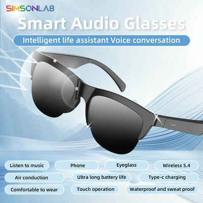 NOVOS Óculos Inteligentes V5.3 Chamada Bluetooth Fones de Ouvido de Alta Qualidade Óculos de Sol para Esportes ao Ar Livre Anti-toque UV Reprodutor de Música para Homens e Mulheres