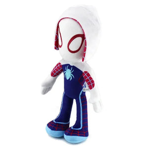 Brinquedos de pelúcia de anime Spiderman de 25~30CM Into the Spider-Verse Gwen Peter Parker Noir Bonecas Macias para presente de crianças