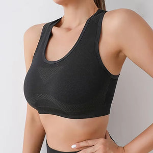 Sutiã Push Up Respirável para Mulheres, Roupas de Esporte, Corrida, Yoga, Fitness
