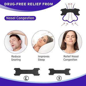 30Pcs Novas Tiras Nasais Hipoalergênicas Respirável Congestão Nasal Tirar de Nariz Não Invasivas Alívio Melhor Respiração