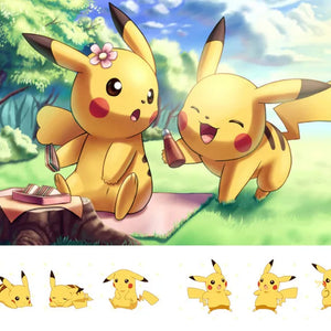 Brinquedos de Pelúcia Pokemon Pikachu de 25cm Kawaii Japão Anime Elfo Boneca de Pelúcia Macia e Fofa Boneca de Cartoon Pikachu Presente de Aniversário para Crianças Meninas