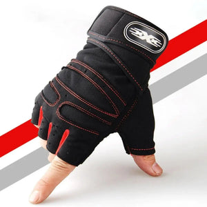 Luvas de Academia para Homens e Mulheres, Fitness, Levantamento de Peso, Luvas de Pulso, Treinamento de Musculação, Esportes, Exercício, Ciclismo, Luvas à Prova de Choque