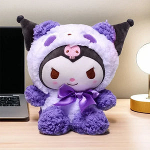 Pelúcia Sanrio Kawaii Sanrio Kuromi My Melody Cinnamoroll Brinquedos Almofada Anime Cartoon Presentes para Crianças Decoração de Quarto Bonecos.**