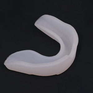 Protetor Dental de Silicone para Dormir à Noite, Placa de Proteção Bucal para Rugby, Karatê, Bruxismo, Proteção para Boxe, Moldagem Gratuita