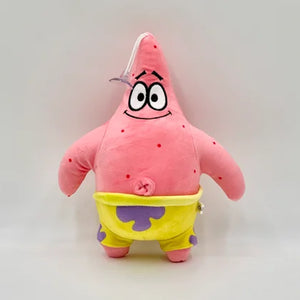 Boneco de Pelúcia Anime Spongebob Peluches Boneco Squarepants Patrick Star Squidward Eugene Krabs Gary Kawaii Brinquedo de Pelúcia de Desenho Animado