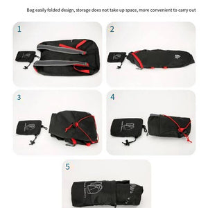Mochila Dobrável Multifuncional para Atividades ao Ar Livre, Alta Densidade, Leve, Impermeável, de Nylon, Bolsa Esportiva para Camping, Caminhadas e Viagens