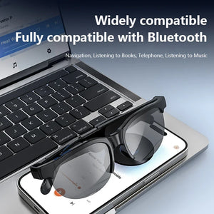 Óculos Inteligentes Lenovo com Tradução AI, Gravação de Conversas via Bluetooth, Escuta de Música, Óculos de Sol Inteligentes para Homens e Mulheres, Novo em 2026