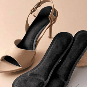 Pacote com 2 Pares de Sapatos de Salto Alto com Solas Autoadesivas, Solas Confortáveis para o Verão, Mulheres, Solas com Tecnologia de Absorção de Suor, Camada Antiderrapante, Solas de 7 Polegadas