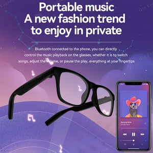 Novos Óculos Inteligentes com Controle de Câmera 2025 Óculos de Sol para Música Fones de Ouvido Bluetooth Sem Fio para Chamadas Óculos de Áudio HIFI para Android