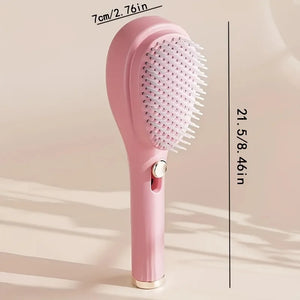 1 peça de Pente Retrátil Mágico - Escova de Massagem e Desembaraçamento do Couro Cabeludo Antiestática para Todos os Tipos de Cabelo - Caixa de Presente de Ferramenta de Beleza