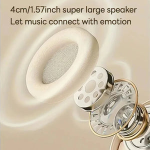 Fones de Ouvido Bluetooth 5.3 Fones de Ouvido para Jogos Fones de Ouvido Sem Fio de Modo Duplo Dobráveis com Redução de Ruído Fones de Ouvido para Música para iPhone Xiaomi