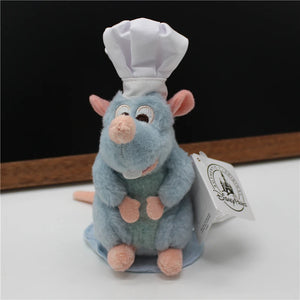 Boneco de Pelúcia Chef Remy de Ratatouille com Ímã para Ombro, Decoração Kawaii, Brinquedo de Pelúcia Criativo, Surpresa de Aniversário, Presente de Aniversário Circundante