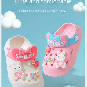 Chinelos de Bebê Sandálias Mules Respiráveis para Meninos e Meninas com Sola Macia para Atividades Internas e Externas e Design Antiderrapante