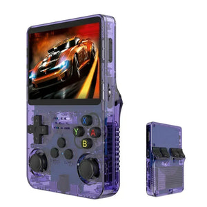 Console de Jogos Portátil Retro R36S - Tela IPS de 3,5 Polegadas, 64GB/128GB/256GB, Dispositivo de Jogos Portátil com Jogos Embutidos