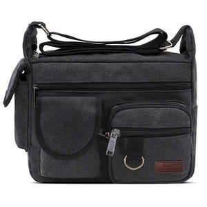 Bolsas de Ombro de Lona para Homens, Tote Casual, Bolsa de Viagem para Homens, Bolsa Transversal de Luxo, Bolsas Mensageiro de Moda, Bolsa de Alta Qualidade