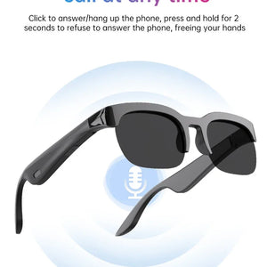Óculos Inteligentes Lenovo com Tradução AI, Gravação de Conversas via Bluetooth, Escuta de Música, Óculos de Sol Inteligentes para Homens e Mulheres, Novo em 2026