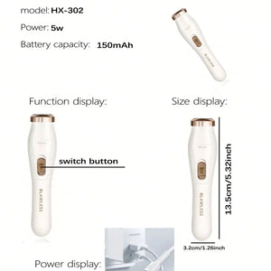 2026 Lady Shaver Removedor de Cabelo para Mulheres Máquina Sem Fio Removedor de Pelos Faciais Aparador de Biquíni Lâmina Elétrica Recarregável