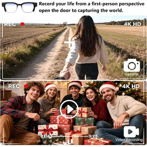 2026 New Upgrade Smart Glasses AI  Camera Photo Recognition Bluetooth Call Translation Video Recording Voice Sunglasses for Men