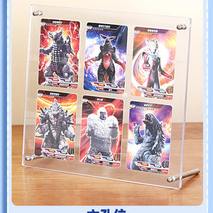 Suporte de Exibição de Cartões de Anime de Acrílico Transparente com Base, Adequado para Cartões de Anime, Cartões de Estrela, Exibição de Cartões de Jogo, Presente