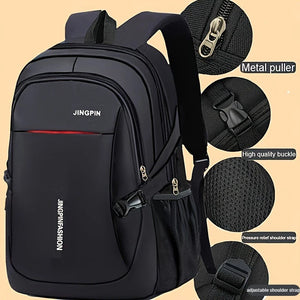 Mochilas Masculinas Oxford Impermeáveis Mochila de Negócios para Computador Mochila de Viagem Casual Mochila Escolar para Estudantes do Ensino Médio