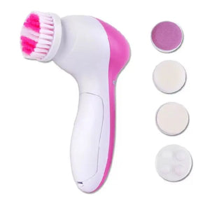 Limpeza Facial Elétrica 5 EM 1 Escova de Limpeza Facial Máquina de Lavagem Spa Cuidados com a Pele Massageador Ferramentas de Limpeza de Cravos Limpador Facial