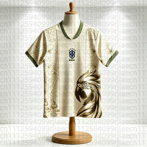 Nova Camisa de Futebol Brasil 2026 Unissex Verão Respirável Secagem Rápida Leve Camiseta Esportiva Top Y2K Moda Streetwear Popular