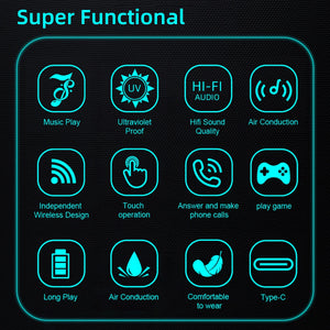 NOVOS Óculos Inteligentes V5.3 Chamada Bluetooth Fones de Ouvido de Alta Qualidade Óculos de Sol para Esportes ao Ar Livre Anti-toque UV Reprodutor de Música para Homens e Mulheres