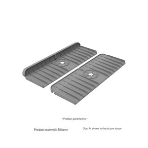 Tapete de Silicone para Torneira, Suporte para Esponja de Sabão, Tapete de Secagem para Pia de Cozinha, Protetor de Splash para Pia de Cozinha, Almofada de Drenagem