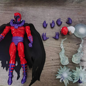 Em Estoque Mafex Anime Figures X-Men Magneto Figura Brinquedo 3 Cabeças Figura de Ação Modelo de Coleção para Meninos Decoração de Mesa Ornamento Brinquedo Presente