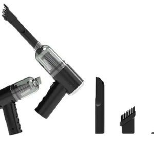 Aspirador de Carro Sem Fio 9000Pa Carregamento USB 1200mAh Aparelho de Limpeza Portátil Mini Aspirador Úmido e Seco para Uso Doméstico