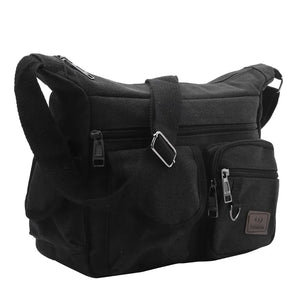 Bolsas de Ombro de Lona para Homens, Tote Casual, Bolsa de Viagem para Homens, Bolsa Transversal de Luxo, Bolsas Mensageiro de Moda, Bolsa de Alta Qualidade