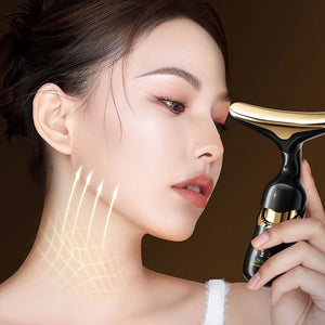 Dispositivo de Lifting Facial para Pescoço, Massagem Facial e Ocular, Introduzidor de Microcorrente, Rejuvenescimento da Pele, Antienvelhecimento, Dispositivo de Beleza, Massageador Facial