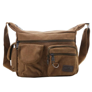 Bolsas de Ombro de Lona para Homens, Tote Casual, Bolsa de Viagem para Homens, Bolsa Transversal de Luxo, Bolsas Mensageiro de Moda, Bolsa de Alta Qualidade