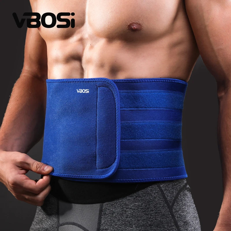 Faixa de Suporte Ajustável para a Cintura VBOSI com Talas de PVC para Homens e Mulheres – Cinta para Costas para Esportes, Treinamento e Uso Diário