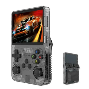 Console de Jogos Portátil Retro R36S - Tela IPS de 3,5 Polegadas, 64GB/128GB/256GB, Dispositivo de Jogos Portátil com Jogos Embutidos