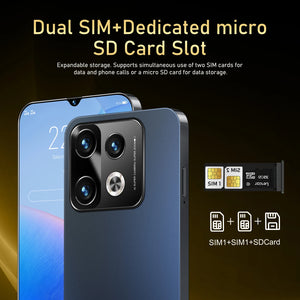2026 Novo Note 50 Pro de Alta Qualidade Original Inteligente 4G 5G Dual SIM Dual Standby Sistema Versão Global Bateria de 6800mAh