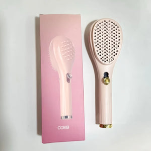 1 peça de Pente Retrátil Mágico - Escova de Massagem e Desembaraçamento do Couro Cabeludo Antiestática para Todos os Tipos de Cabelo - Caixa de Presente de Ferramenta de Beleza