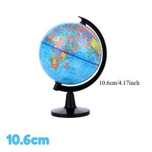 1pc Globo Educacional para Ensino, Mapa Mundi em Inglês HD com Rotação de 360°, Ferramenta Padrão de Aprendizagem de Geografia para Mesa