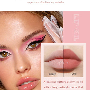 MAGIC CASA 6pcs/conjunto Pequena garrafa Óleo Labial Hidratante de Gel longa duração Hidratante suave brilhante Líquido Hidratante Labial