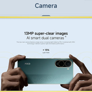 Smartphone POCO C81 Pro Versão Global 6,9 polegadas Display 120Hz Bateria de 6000mAh UNISOC T7250 Octa-core HyperOS 3 2026 Telefone Móvel