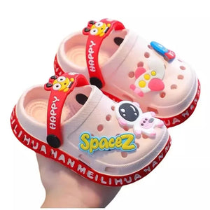 Sapatos  Crianças  Sandálias de Bebê de Cartoon com Solado Macio – Sandálias Infantis Ultra-Leves e Antiderrapantes com Ponta Fechada para Meninos e Meninas na Praia