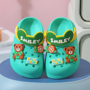 Chinelos de Bebê Sandálias Mules Respiráveis para Meninos e Meninas com Sola Macia para Atividades Internas e Externas e Design Antiderrapante