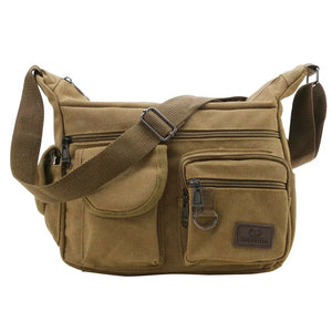 Bolsas de Ombro de Lona para Homens, Tote Casual, Bolsa de Viagem para Homens, Bolsa Transversal de Luxo, Bolsas Mensageiro de Moda, Bolsa de Alta Qualidade