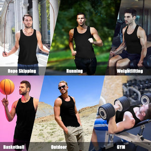 Camisa de Sauna para Homens, Camiseta de Suor de Sauna de Manga Curta, Colete de Sauna para Homens, Regata de Exercício na Academia